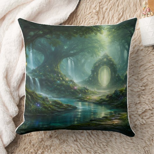 Fantasy-themed pillow クッション (ブランケット)