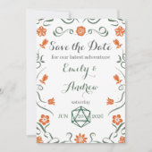 Fantasy Themed Save the date セーブザデート (正面)