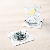 Fantasy trade design | Cyberpunk | Self growth スクエアペーパーコースター (インサイチュ)