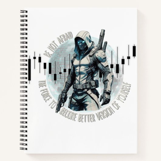 Fantasy trade design | Cyberpunk | Self growth ノートブック (正面)