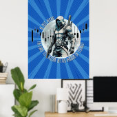 Fantasy trade design | Cyberpunk | Self growth ポスター (ホームオフィス)