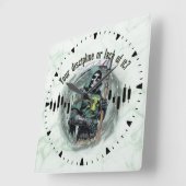  Fantasy trade design | Grim Reaper |  motivation スクエア壁時計 (傾斜)