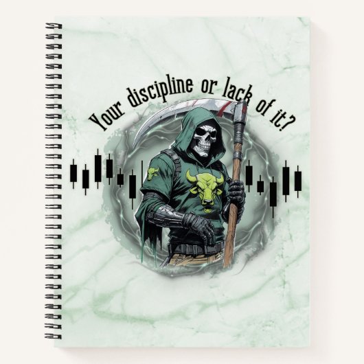  Fantasy trade design | Grim Reaper |  motivation ノートブック (正面)