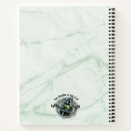 Fantasy trade design | Grim Reaper | motivation ノートブック (裏面)