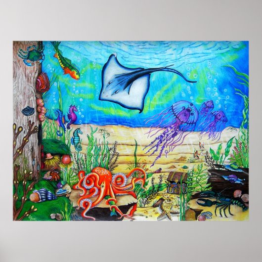 Fantasy Under The Sea ポスター (正面)