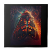 Fantasy Version Of A Clown Face Tiger Moth タイル (正面)