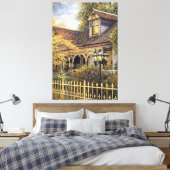 Fantasy Victorian Gingerbread I キャンバスプリント (インサイチュ (寝室))