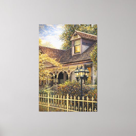 Fantasy Victorian Gingerbread I キャンバスプリント (正面)