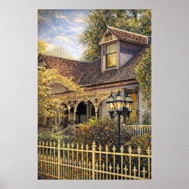 Fantasy Victorian Gingerbread I ポスター