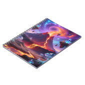 Fantasy Volcano World Photo Notebook ノートブック (左側)