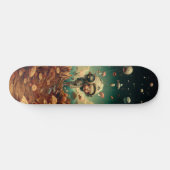 Fantasy wall art skateboard. スケートボード (横)