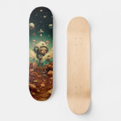 Fantasy wall art skateboard. スケートボード (正面)