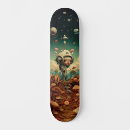 Fantasy wall art skateboard.  スケートボード