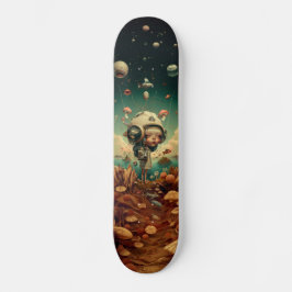 Fantasy wall art skateboard.  スケートボード