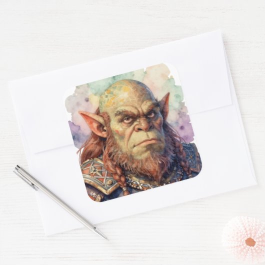 Fantasy Warrior: Dagar スクエアシール (封筒)