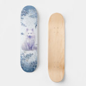 Fantasy Winter White Fox Skate Deck スケートボード (正面)