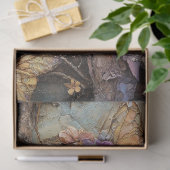 Fantasy Woodland Fairy with Butterflies Decoupage 薄葉紙 (ギフト)