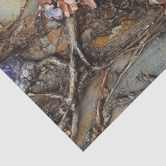 Fantasy Woodland Fairy with Butterflies Decoupage 薄葉紙 (詳細)