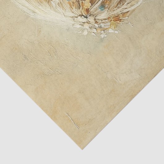  Fantasy Woodland Fairy with Wildflowers Decoupage 薄葉紙 (詳細)