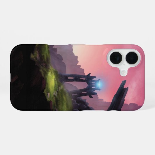 Fantasy World Phone Case iPhone 16ケース (裏面横)