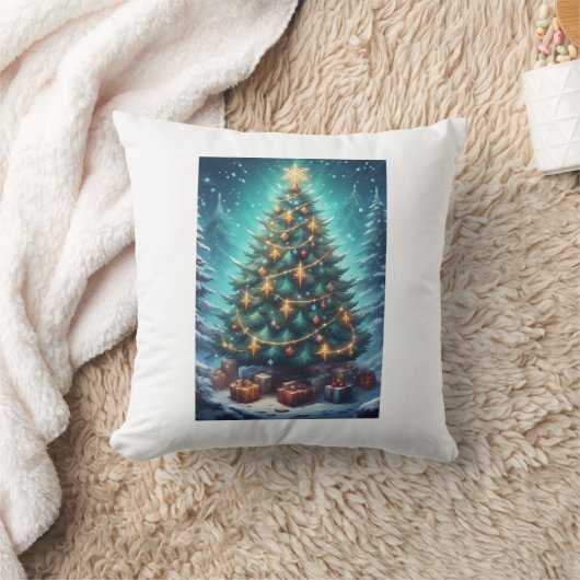 Fantasy Xmas Tree クッション (ブランケット)