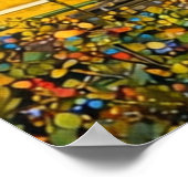 Fantasy Yellow Victorian House ポスター (角)