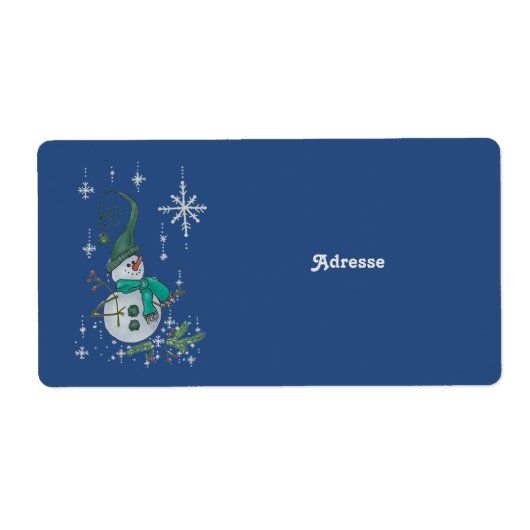 Fantasyschneemann ラベル (正面)