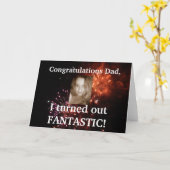 Fanthers おもしろい Day Card – 自分の写真を追加！ カード (黄色い花)