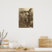 Fantin-Latour - A Eugene Delacroix ポスター (キッチン)