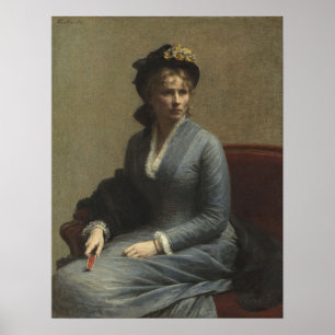 Fantin-Latour - Portrait Of Miss C. D. ポスター