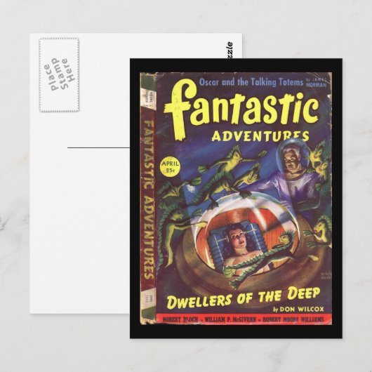『Fantistic Adventures v04 n04 (1942-04.Ziff-Davis) ポストカード (正面/裏面)