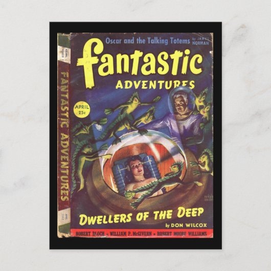 『Fantistic Adventures v04 n04 (1942-04.Ziff-Davis) ポストカード (正面)