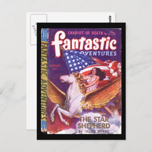 『Fantistic Adventures v05 n08 (1943-08.Ziff-Davis) ポストカード (正面/裏面)