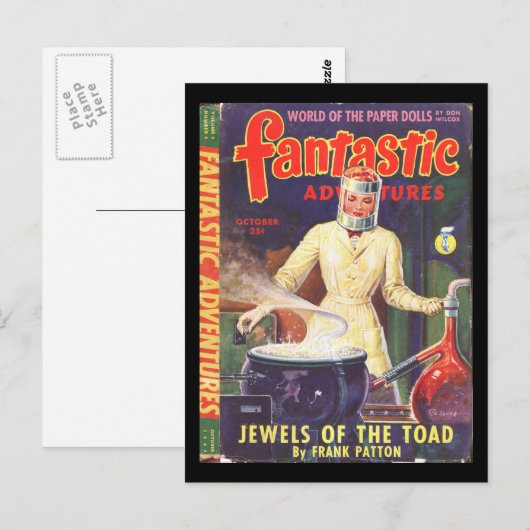 『Fantistic Adventures v05 n09 (1943-10.Ziff-Davis) ポストカード (正面/裏面)