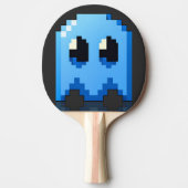 fantôme blue pixel art fanart PacMan  卓球ラケット (正面)