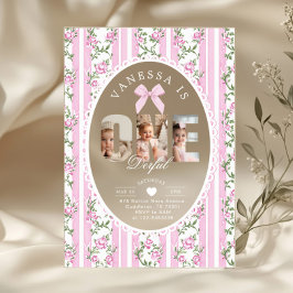 Fany One Love Shack フォトコラージュ 1歳の誕生日 アクリル招待状