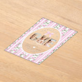 Fany One Love Shack Photo collage 1st Birthday アクリル招待状 (レイダウン)