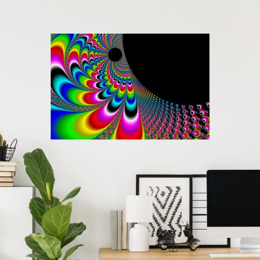 Fanyc - Mandelbrot Fractal Art ポスター (ホームオフィス)