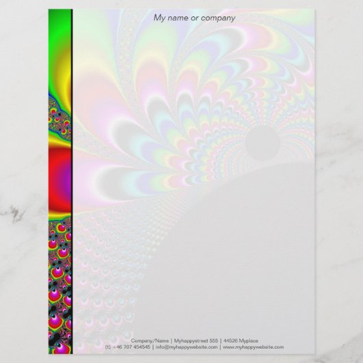 Fanyc - Mandelbrot Fractal Art レターヘッド (正面)