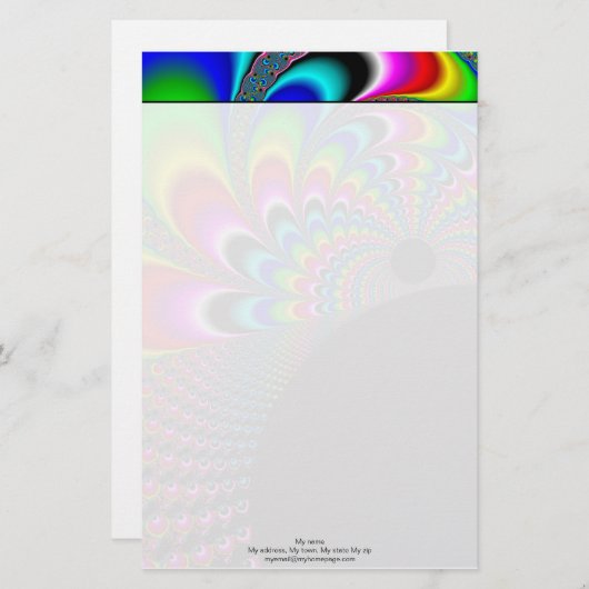 Fanyc - Mandelbrot Fractal Art 便箋 (正面/裏面)