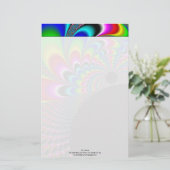 Fanyc - Mandelbrot Fractal Art 便箋 (スタンド正面)