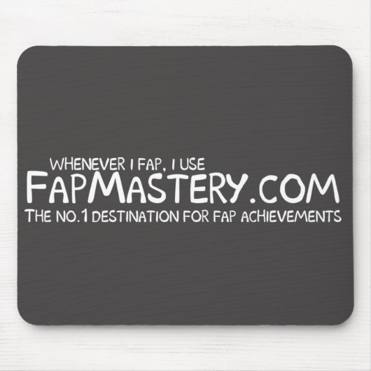 FapMastery.comのマウスパッド マウスパッド (正面)