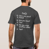FAQを邪魔しない Tシャツ (裏面)