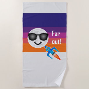 Far Out Design - ビーチタオル