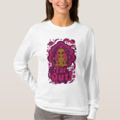 Far Out! Psychedelic Alien Meditation – Retro Cosm Tシャツ (正面)