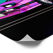 Far Out Synth 80のSportscarポスター ポスター (角)
