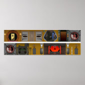 Far Space Station Promenade Diorama background ポスター (正面)