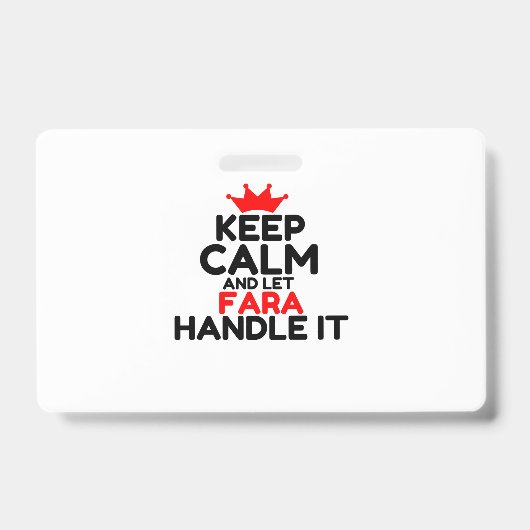 FARA バッジ (正面)