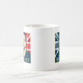 Farage Brexitポスター- - コーヒーマグカップ (中央)