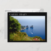 Faraglioni Rocks, Isle of Capriポストカード ポストカード (正面/裏面)